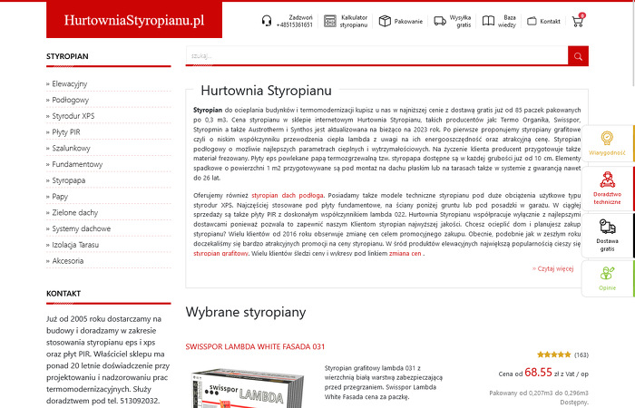 Hurtownia Styropianu PHU LINGO